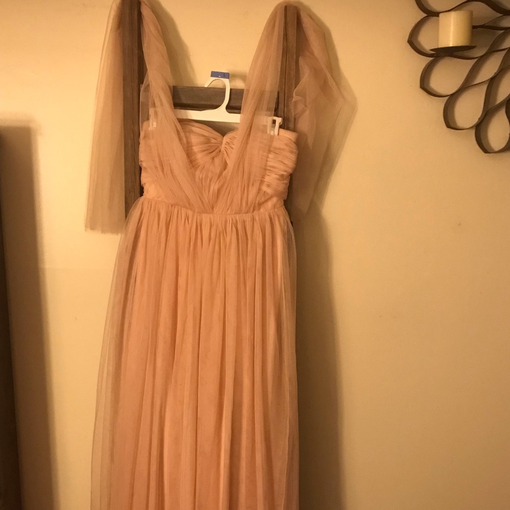 Blush tulle bridesmaids dress never worn !